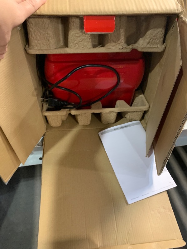 Photo 1 of ***(MISSING PARTS/ UNTESTED/ SEE NOTES)***West Bend Stir Crazy Movie Theater Popcorn Popper, Gourmet Popcorn Maker Machine with Nonstick Popcorn Kettle, Measuring Tool and Popcorn Scoop for Popcorn Machine, 4-Qt., Red