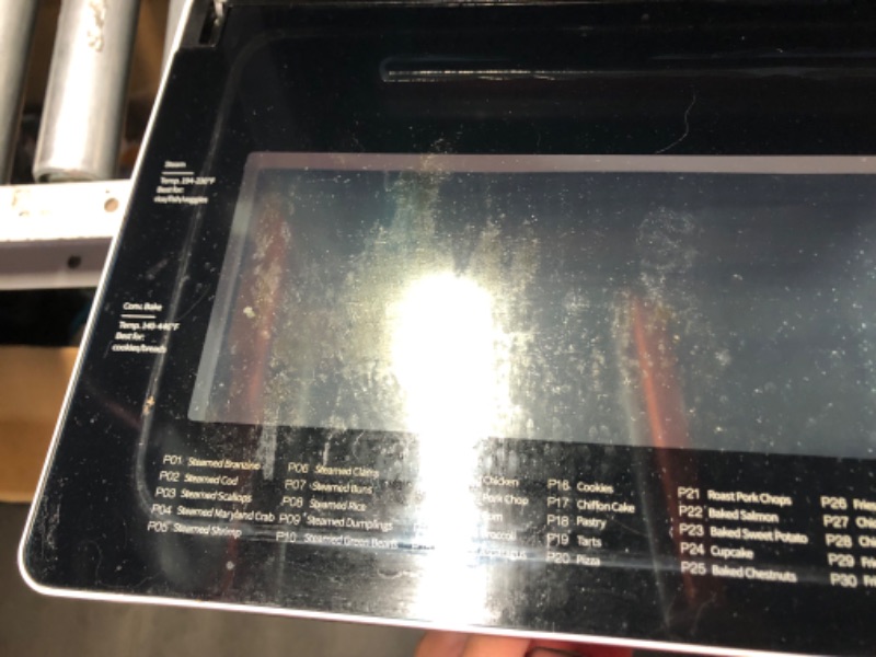 Photo 1 of ***HEAVILY USED AND DIRTY - POWERS ON - UNABLE TO TEST FURTHER***
FOTILE ChefCubii 4-in-1 Countertop Convection Steam Oven, Air Fryer, Dehydrator with True Convection Bake, Steam-Bake, Broil, 40 Preset Menu and Steam Self-Clean, 1 CFT