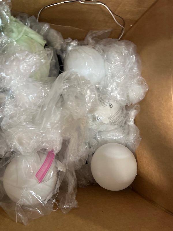 Photo 1 of ***(MISSING GLOBE)***Sparklelf 6 Lights Sputnik Chandelier for Dining Room L45’’ Black Modern Pendant Light Fixture with Milk Glass Shade Large Mid Century Chandeliers for Kitchen Island Living Room Foyer