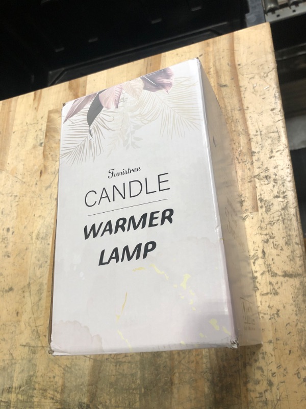 Photo 1 of ***(PARTS ONLY/ MAJOR DAMAGE/ NON FUNCTIONAL)***Candle Warmer Lamp with Timer Dimmable, Christmas Birthday Gifts for Women Mom, Vintage Candle Lamp, Black Candle Warmer for Jar Scented Candles, Home Decor, Wax Melt Warmer with 2 Bulbs