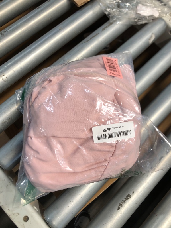 Photo 1 of (MOM DRESS ONLY) (MEDIUM) (BAGGED) Mommy and Me Matching Dresses Solid Color Ruffled Short Puff Sleeve Midi Hawaiian Vacation Beach Dress with Pockets Summer Square Neck Cutout Waist Tiered Mom Daughter Outfits Pink M