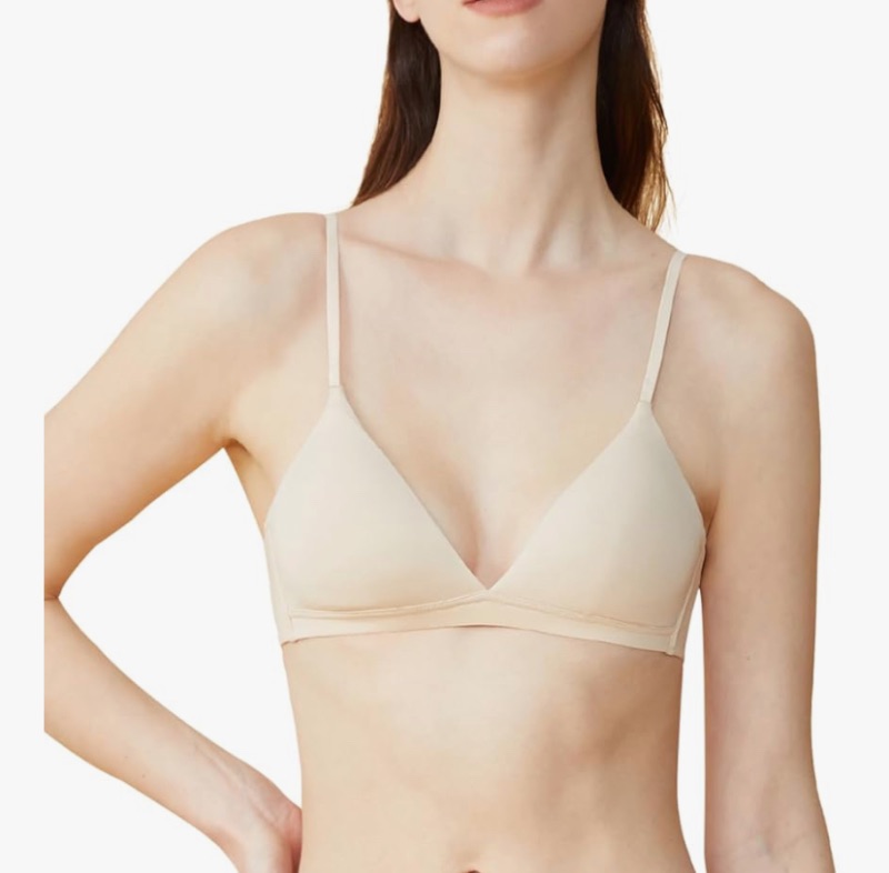 Photo 1 of  Cotton Modal Bralette for Small Chest - Wireless Bra AAA/AA/A/B Cup Soft Cup Triangle Bra L