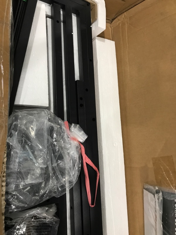 Photo 1 of Casaottima L Shaped Desk with Drawers & File Cabinet, 55 Inch Computer Desk with Storage Shelves & CPU Stand, Corner Desk with Power Outlets, Reversible L Desk for Home Office, Rustic Brown