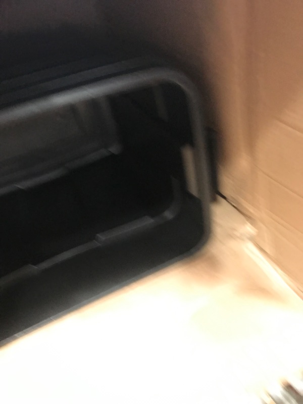 Photo 1 of ****************There’s only 3 Bins and 2 lids******************
Rubbermaid Roughneck Tote 18 Gal, 6 Pack, Made in USA, Black & Gray, Rugged Plastic Stackable Storage Bins with Lids and Handles