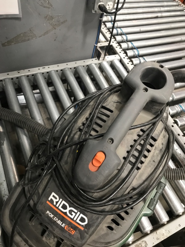 Photo 1 of *************MISSING MOST ACCESSORIES/USED-VERY DIRTY**********
Ridgid WD4070 4 Gallon Portable Vacuum