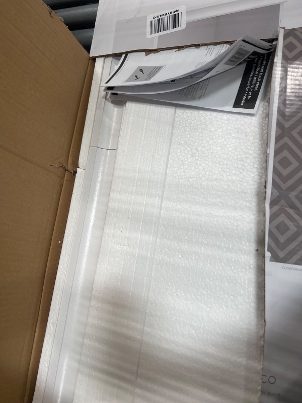 Photo 1 of **************MISSING SOME SMALL HARDWARE****************
ClosetMaid 21.39 in. W White Modular Storage Stackable 3-Shelf Unit Wood Closet System 455700