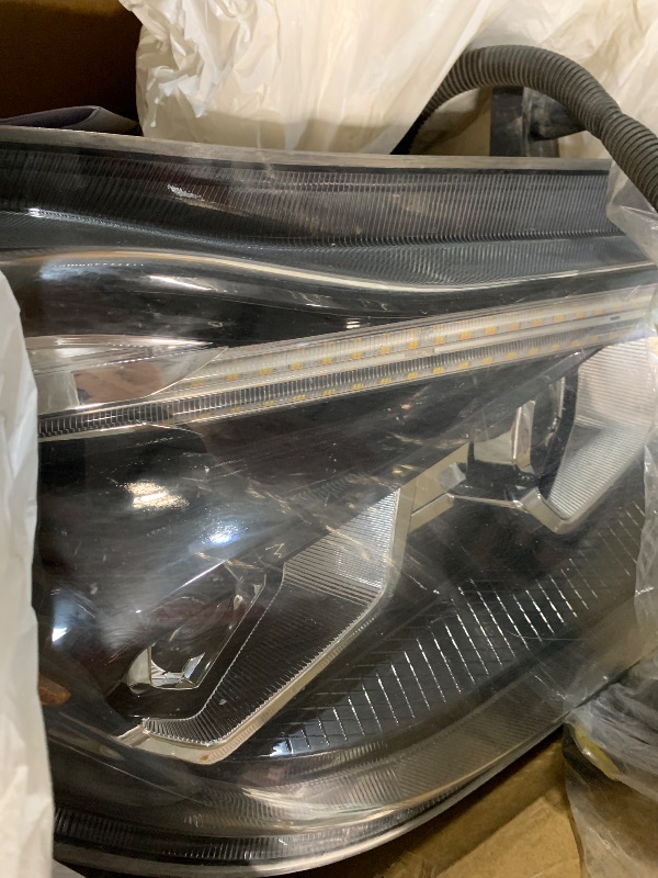 Photo 1 of ***(PARTS ONLY/ MAJOR DAMAGE/ NON FUNCTIONAL)***Sterlix T680 LED Headlights Headlamps 2022 2023 2024 Replacement Right Passenger Side [Included All Bulbs] DOT SAE Approved Projector Low Beam Reflecting High Beam Headlights Assembly