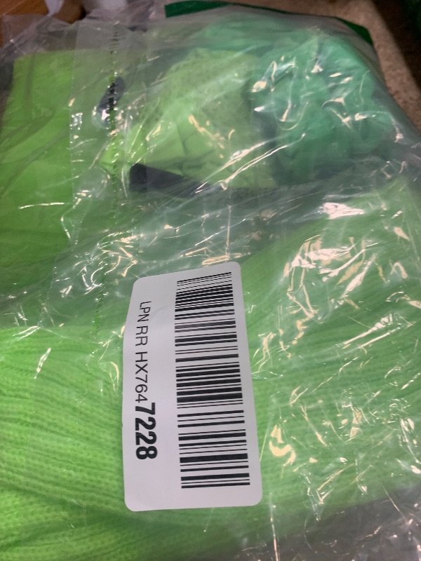 Photo 1 of 80s Outfit For Women Party 80's Accessories 7pc 70s 90s 1980s Costumes with Green Tutu Neon Leg Warmers 80s Neon Scrunchies Gloves Necklace Shutter Glass for Cosplay Theme Party