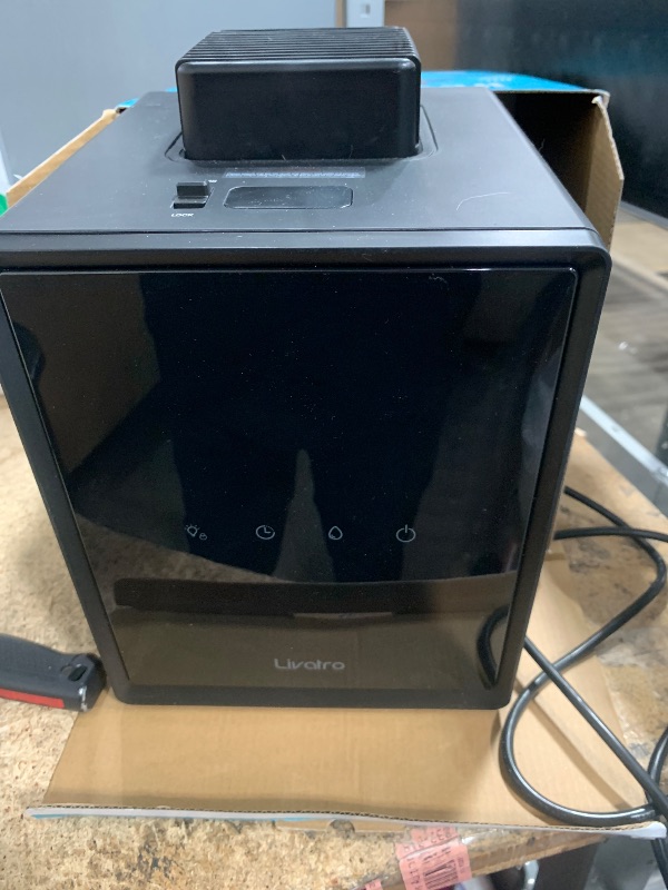 Photo 1 of 3L Stainless Steel Warm Mist Humidifier with Easy Clean and Warm Steam Function, Healthy Air Mist Humidifiers for Bedroom Living Room, with Sleep Mode and Auto-off Setting