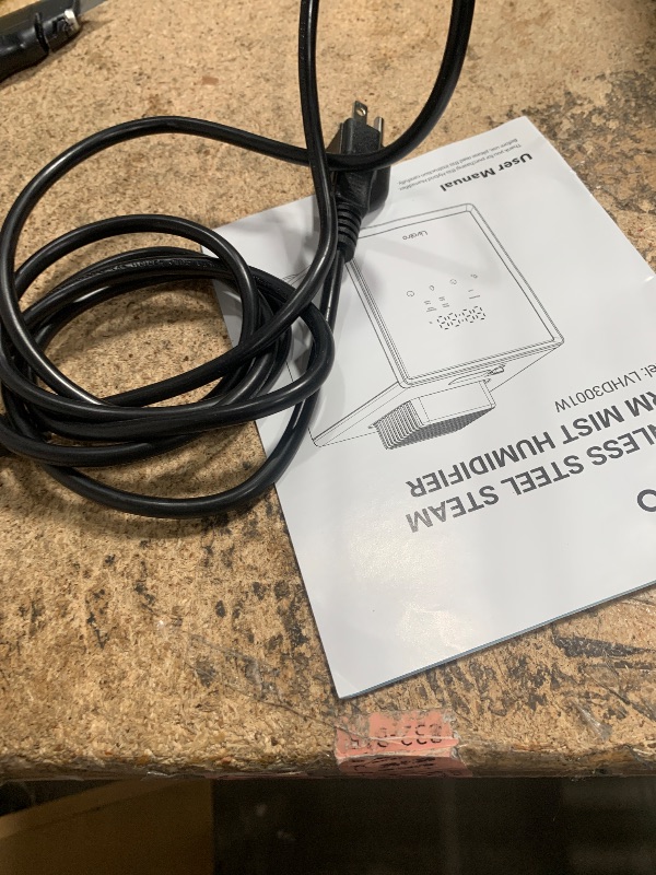 Photo 1 of 3L Stainless Steel Warm Mist Humidifier with Easy Clean and Warm Steam Function, Healthy Air Mist Humidifiers for Bedroom Living Room, with Sleep Mode and Auto-off Setting