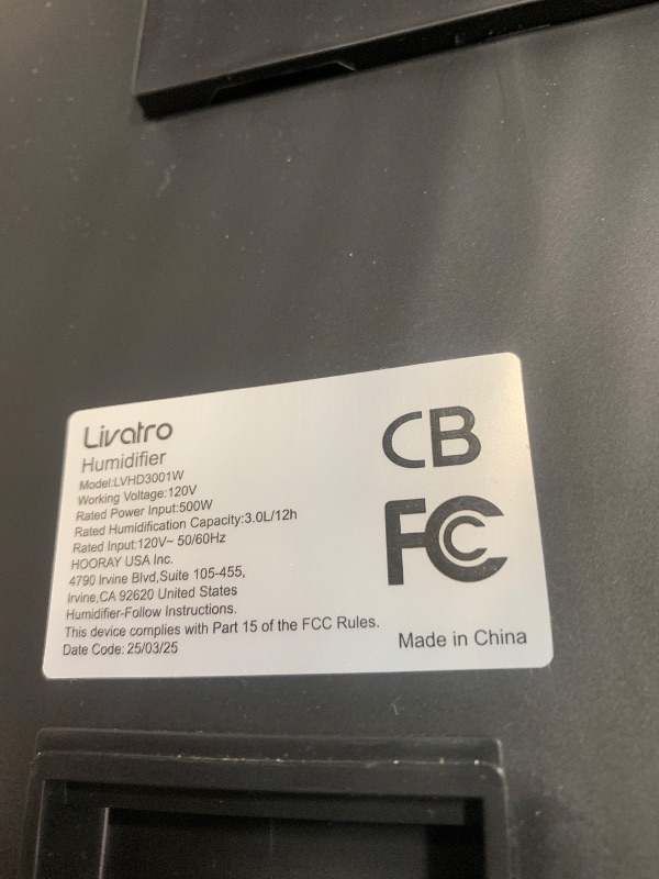 Photo 1 of 3L Stainless Steel Warm Mist Humidifier with Easy Clean and Warm Steam Function, Healthy Air Mist Humidifiers for Bedroom Living Room, with Sleep Mode and Auto-off Setting