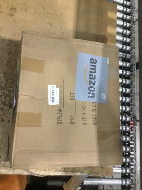 Photo 1 of 11x14 Picture Frame Set of 3, Brass Modern Aluminum Metal Photo Frame with HD Glass, Fits 8x10 with Mat or 11 x 14 without Mat, for Horizontal Wall Mounting