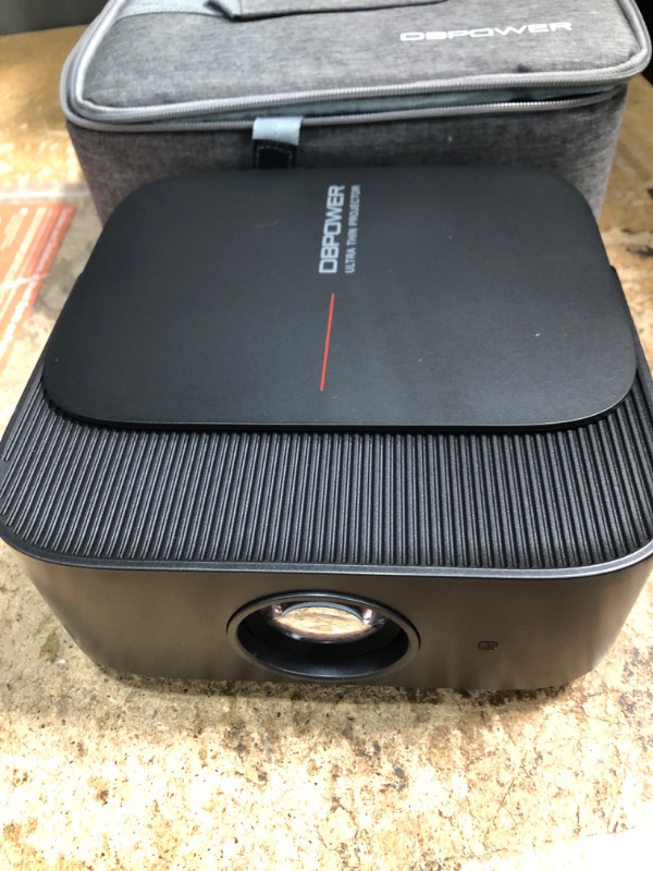 Photo 1 of [2025 Netflix-Licensed | 386+ Built-in Apps] DBPOWER E2 Smart Projector with WiFi and Bluetooth, Mini Projector 4K Support with Netflix, Youtube, Disney+, Hulu, Max, Crunchyroll w Portable Case