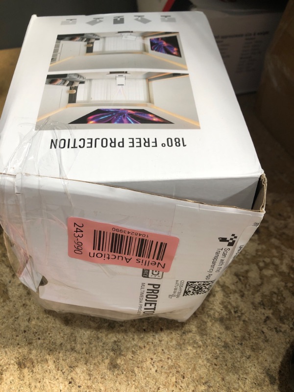 Photo 1 of ?Electric Focus?Magcubic Mini Projector 4K Support, Portable Projector with WiFi 6 and Bluetooth 5.4, Smart Proyector, 5W Soundbase Speaker, 180° Rotation for Home Theater HY300 Ultra
