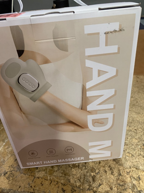 Photo 1 of ?Father's Gift? Hand Massager with Heat & Compression – Relief for Arthritis, Carpal Tunnel, & Muscle Tension – 3 Massage Modes, 5 Compression Levels, & Adjustable Temperature – Father's Day Gift