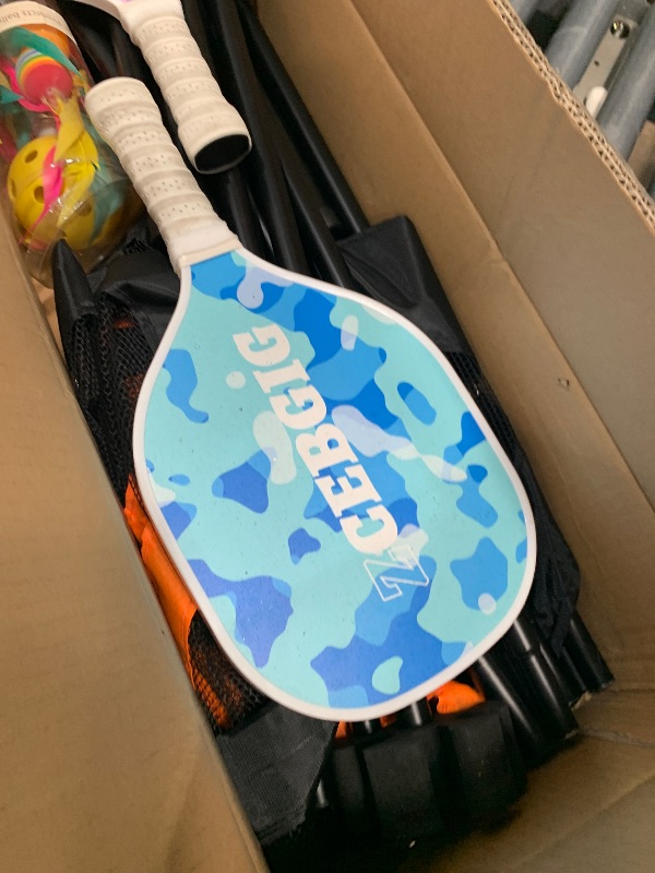 Photo 1 of ******SEE NOTES *********Indoor Paddle Game with Net,All-in-1 Set for Master Pickleball Practice Board, Backyard Pickleball Equipment,Similar to Badminton, Pingpong, and Jianzi