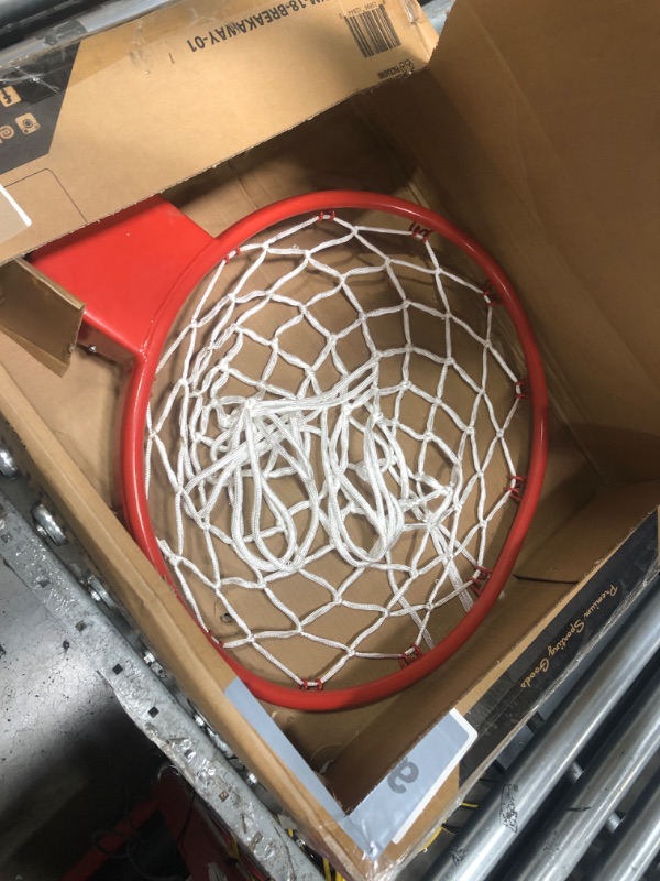 Photo 1 of ***************MISSING THE MOUNTING HARDWARE**************
GoSports Regulation 18 Inch Steel Breakaway Basketball Rim - Use for Replacement or Garage Mount