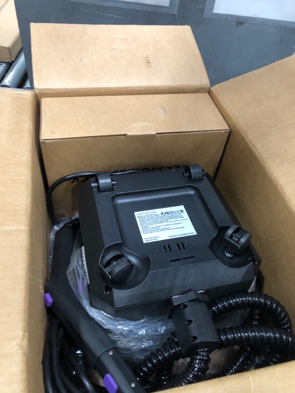 Photo 1 of ***(PARTS ONLY/ MISSING PARTS/ NON FUNCTIONAL)*** awasky Steam Cleaner: Fast 50-Sec Heat-Up-21-Piece Kit-0.6Gal (2.2L) Tank Refill Anytime-No Cooling-Detachable Hose Multi Steamer Mop for Home Car Bed Furniture Tile Grout Floor Kitchen Cleaning Grey