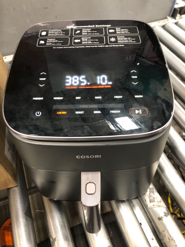 Photo 1 of COSORI Air Fryer 9-in-1, Compact & Large 6-Qt, Fast Turbo Modes, 90–450°F Precise Heat for Even Results, Up to 95% Less Oil*, Roast, Bake, Dry, Reheat, Frozen, Broil, Proof, 120V, TurboBlaze, Ceramic