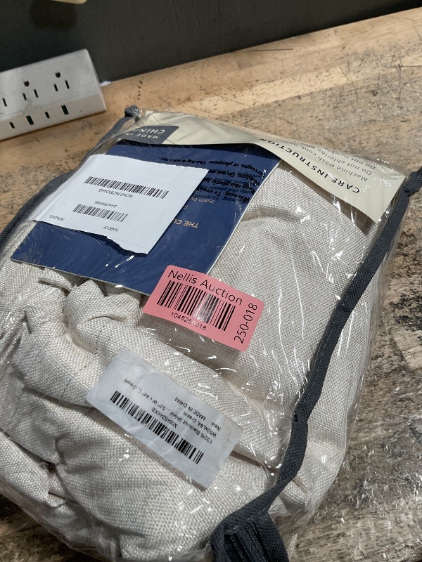 Photo 1 of 100% Blackout Shield Linen Blackout Curtains for Bedroom 84 Inches Long, Back Tab/Rod Pocket Living Room Drapes, Thermal Insulated Blackout Curtains 2 Panels Set, 50" W x 84" L, Cream