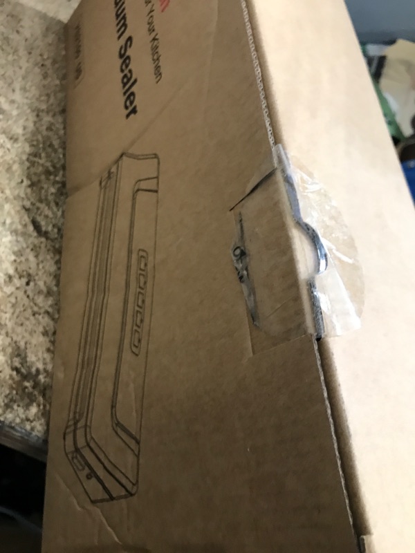 Photo 1 of [Updated 2025] Bonsenkitchen Vacuum Sealer Machine + 40 Vacuum Bags, Fast-Compact/Multi-Functional Food Vacuum Sealer with External Vacuum System, Silver