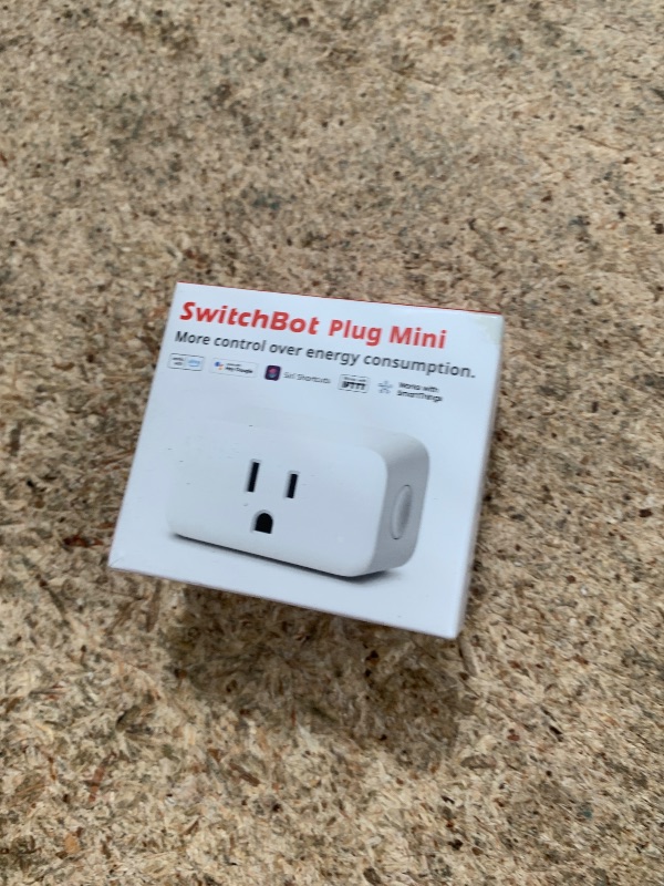 Photo 1 of ?2025 New? SwitchBot Smart Plug Mini 15A(1 Pack), Energy Monitor, Smart Home WiFi(2.4GHz) & Bluetooth Outlet, Compatible with Alexa & Google Home, APP Remote Control & Timer Function, No Hub Required