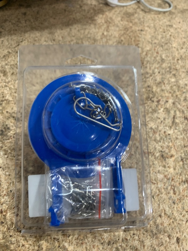 Photo 1 of Universal Toilet Flapper Replacement Kit: 2 Inch Toilet Tank Flapper 2 Stainless Chains Designed for American Standard Kohler Toto Gerber Toilet Stopper Water Saving Easy to Install Heavy Duty Rubber