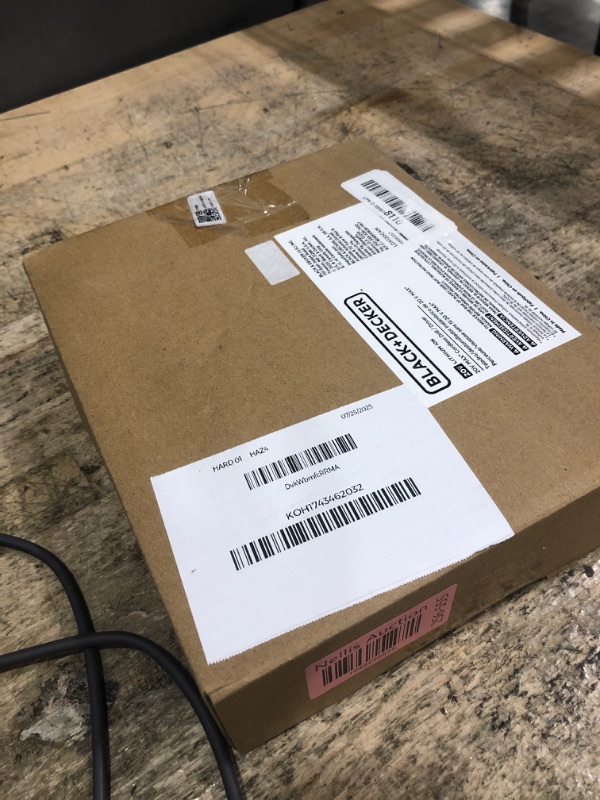 Photo 1 of **FOR PARTS/NON-FUNCTIONAL** BLACK+DECKER 20V MAX Cordless Drill and Driver, 3/8 Inch, With LED Work Light, Battery and Charger Included (LDX120C)