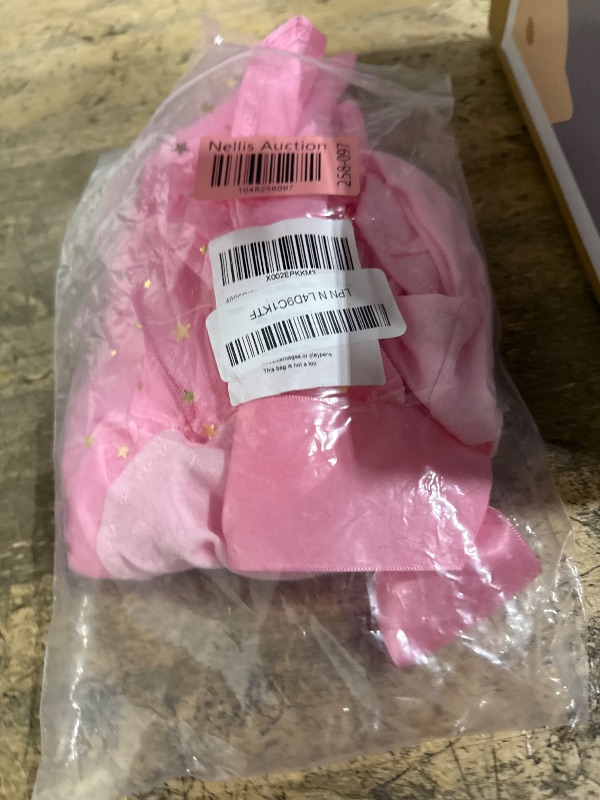 Photo 1 of **TUTU ONLY/ MISSING OTHER ACCESSORIES** ADOGGYGO Dog Birthday Hat Bandana Girl - Pet Birthday Party Supplies - Pink Dog Tutu Hat Scarf Banner Set for Medium Large Dogs (Large)