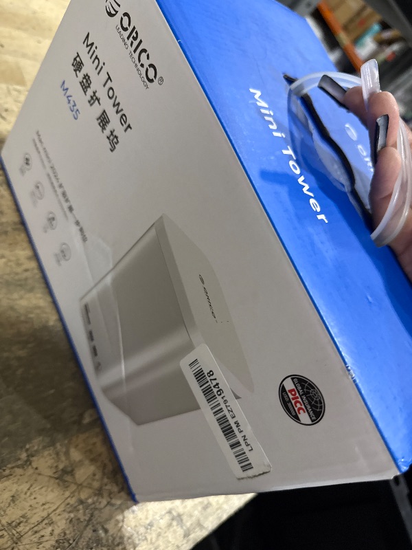 Photo 1 of ** SEE CLERK NOTES** ORICO MiniTower 2 Bay RAID Enclosure Compatible NVMe SSD 10Gbps with Expansion Hub Docking Station for Mac mini M4 Max Up to 56TB-M435