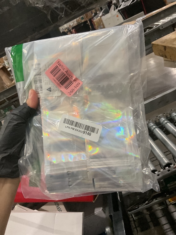 Photo 1 of 100 Pcs 2.7x9 Inch Holographic Pen Bags - Resealable Smell-Proof Packaging Bags for Party Favors, Food Storage, Cosmetics, Jewelry, Craft Supplies & Lip gloss