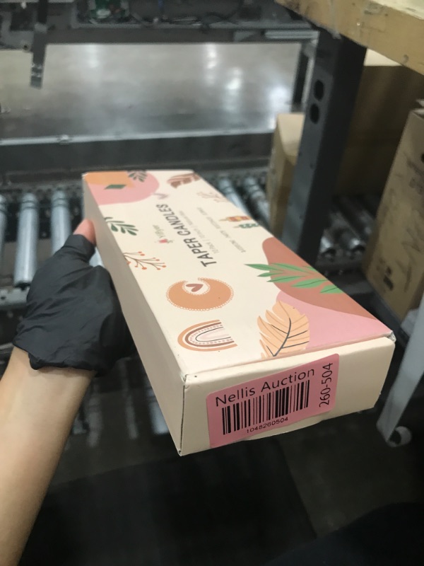 Photo 1 of 10 Inch Grayish-Brown Taper Candles for Home Decoration, 10 Pack Unscented Candlesticks for Dinner Wedding Party, Smokeless and Dripless Candle Sticks