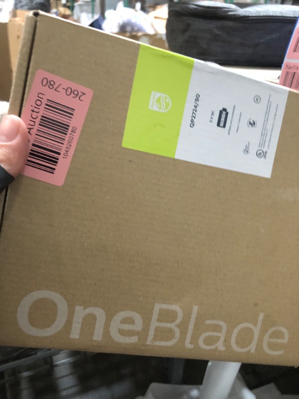 Photo 1 of **UNKNOWN DAMAGES/MISSING PARTS**  Philips Norelco OneBlade 360 Hybrid Face, Electric Beard Trimmer and Shaver, with 360 Blade Technology, 1x 360 Blade for Face, 5in1 Adjustable Comb, Model QP2724/90