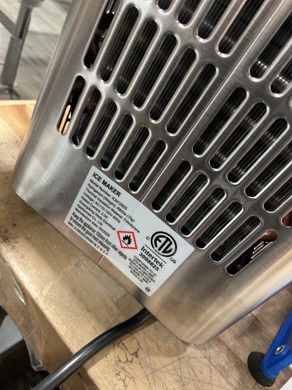 Photo 1 of Aeitto Ice Maker Countertop 26lbs/24H, Ice Machine 8 Ice Cubes Ready in 6 Mins, 2 Sizes of Bullet Ice Portable Ice Makers with Basket & Scoop, Auto Self-Cleaning for Home/Kitchen/Office Stainless