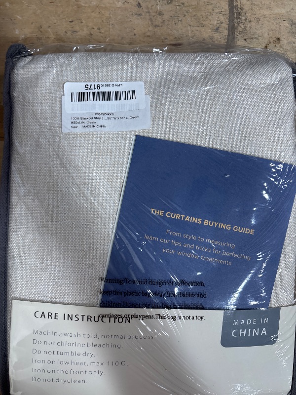 Photo 1 of 100% Blackout Shield Linen Blackout Curtains for Bedroom 84 Inches Long, Back Tab/Rod Pocket Living Room Drapes, Thermal Insulated Blackout Curtains 2 Panels Set, 50" W x 84" L, Cream