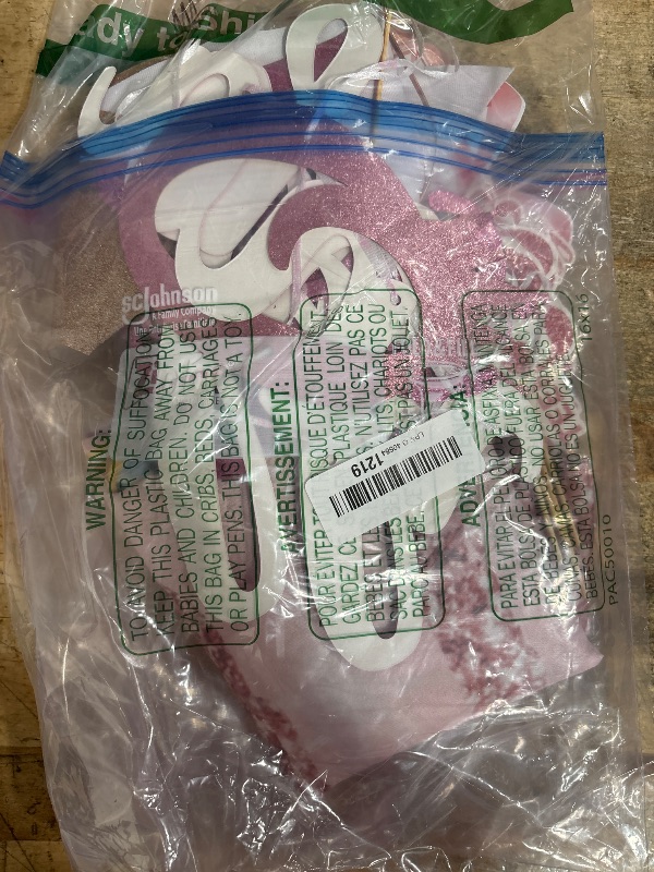 Photo 1 of 13th Birthday Decorations for Girls, 13 Birthday Girl Decorations include Official Teenager Decorations Banner, Backdrop, Hanging Swirls, Balloons, Paper Pompoms, Crown And Sash