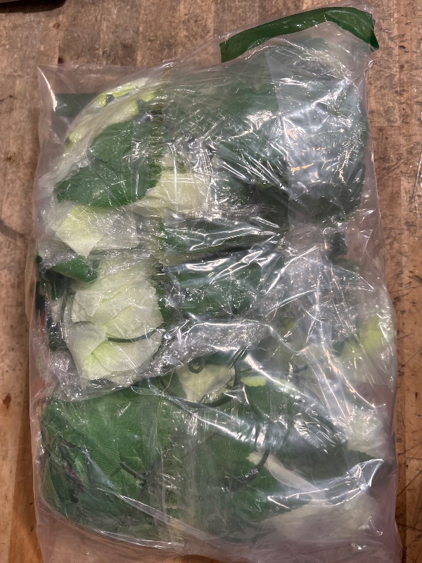 Photo 1 of 10PCS Fake Rose Garland, 7.5Ft Artificial Vines Flowers Hanging Rose Vine for Table Wedding Backdrop Arch Wall Party Mantle Festival Decor (Light White)