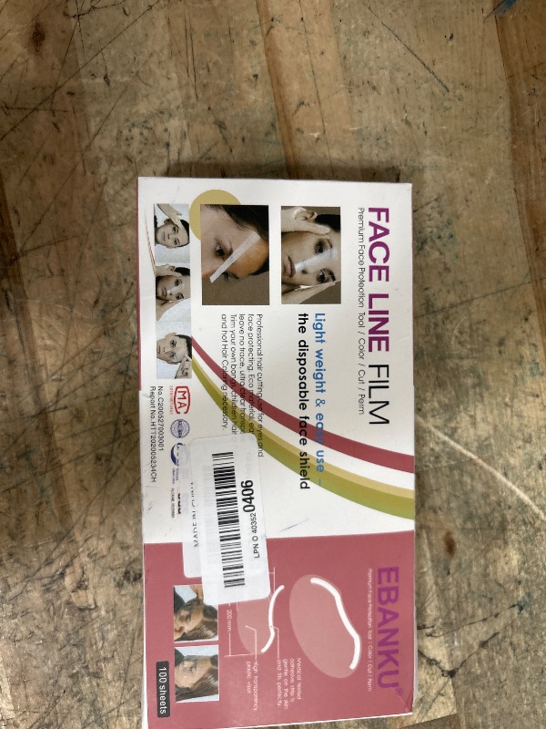 Photo 1 of 100 PCS Microblading Makeup Shower Face Shields Visors, Disposable Face Shields Masks for Hairspray Salon Supplies and Eyelash Extensions Eye Eyelid Surgery Aftercare