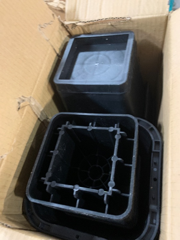 Photo 1 of shouwuhho Bed Risers 12 Inch Heavy Duty, Furniture Risers Lifts 12" 8" 4" for Table, Desk Leg, Sofa, Couch, Adjustable Bed Frame Risers Supports Up to 6,000 Lbs, Black