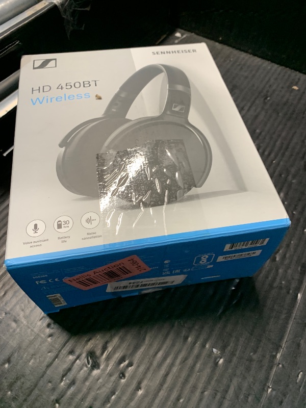 Photo 1 of (ONE SIDE FUNCTIONAL) Sennheiser Consumer Audio HD 450BT Bluetooth 5.0 Wireless Headphone 