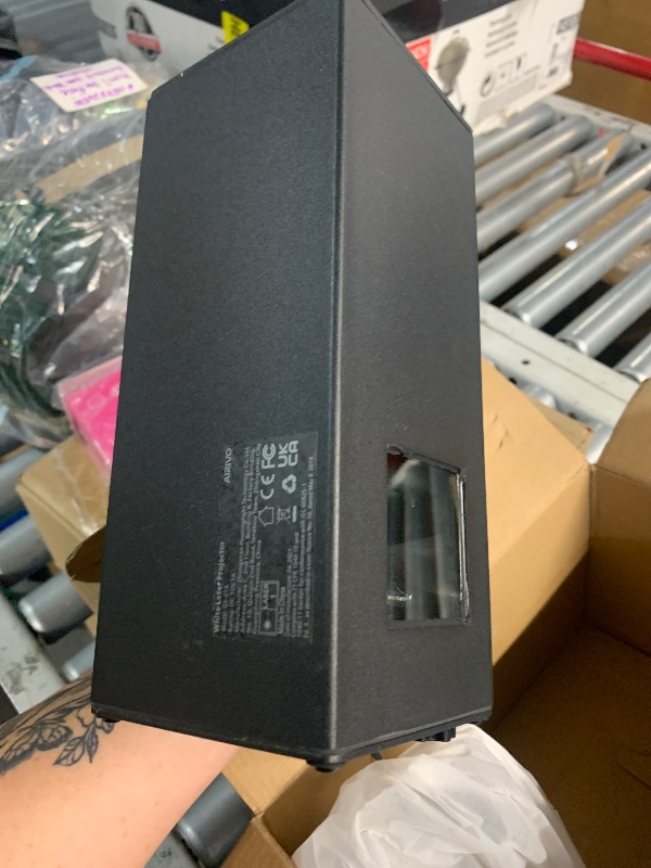 Photo 1 of (Used unable to test item) AIRIVO Outdoor Laser Lights Projector, 5 Color Motion Firefly Star Shower Laser Lights, Moving RGB Christmas Projector Light Waterproof with Remote Control for Home, Garden, Patio, GY-01A