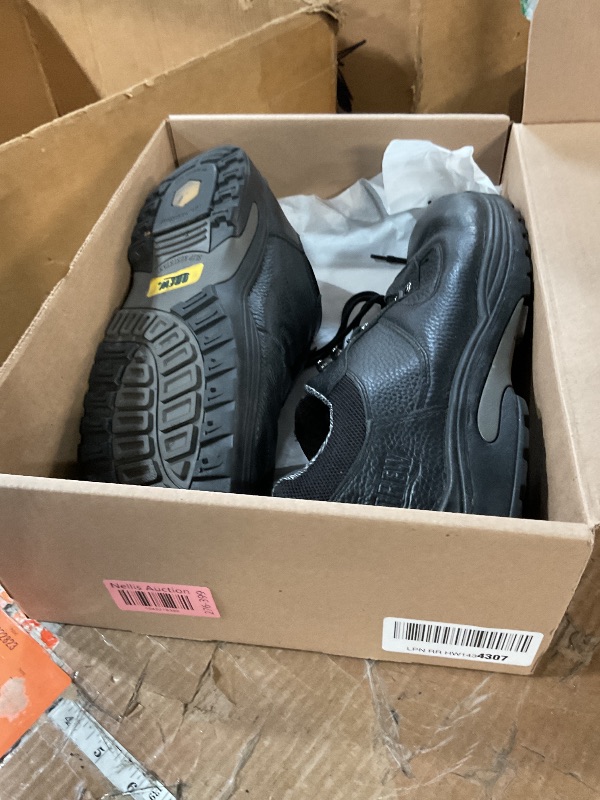 Photo 1 of ** SIZE UNKNOWN ** Men's Lace-up Work Shoe, Black