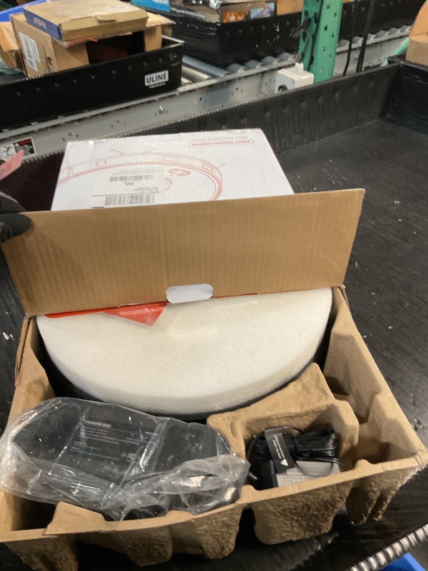 Photo 1 of *** PARTS ONLY *** Robot Vacuum and Mop, Mapping Robotic Vacuums Cleaner with LiDAR Navigation Smart & Strong Suction, WiFi/App/Alexa/Voice Control, Obstacle Avoidance, for Home, Wood/Hard Floors, Pet Hair -Grey