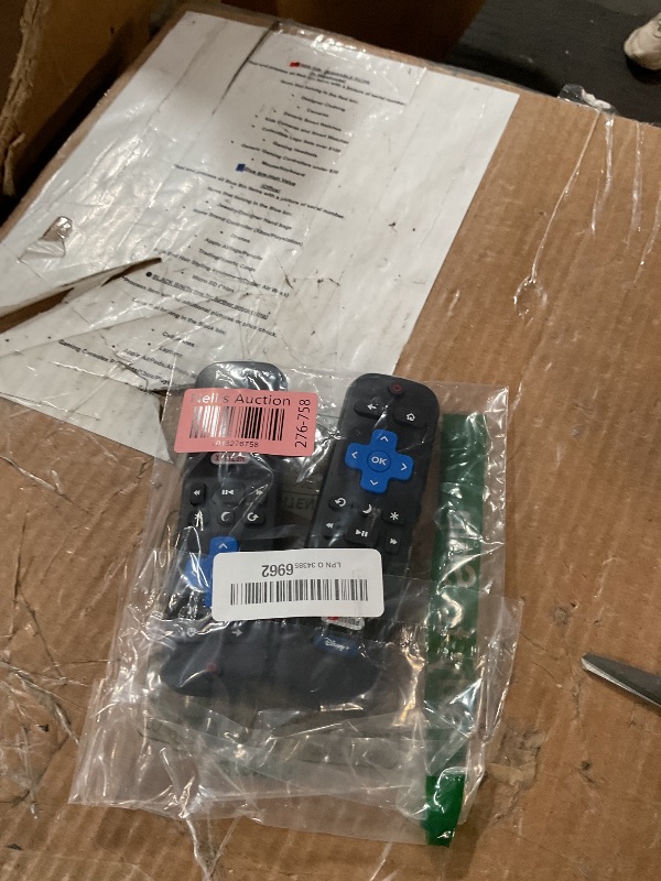 Photo 1 of (Pack of 2) Replacement-Remote-Control for Roku-TV,Compatible for TCL Roku/Hisense Roku/Onn Roku/Philips Roku Smart TVs(Not for Roku Stick and Box)