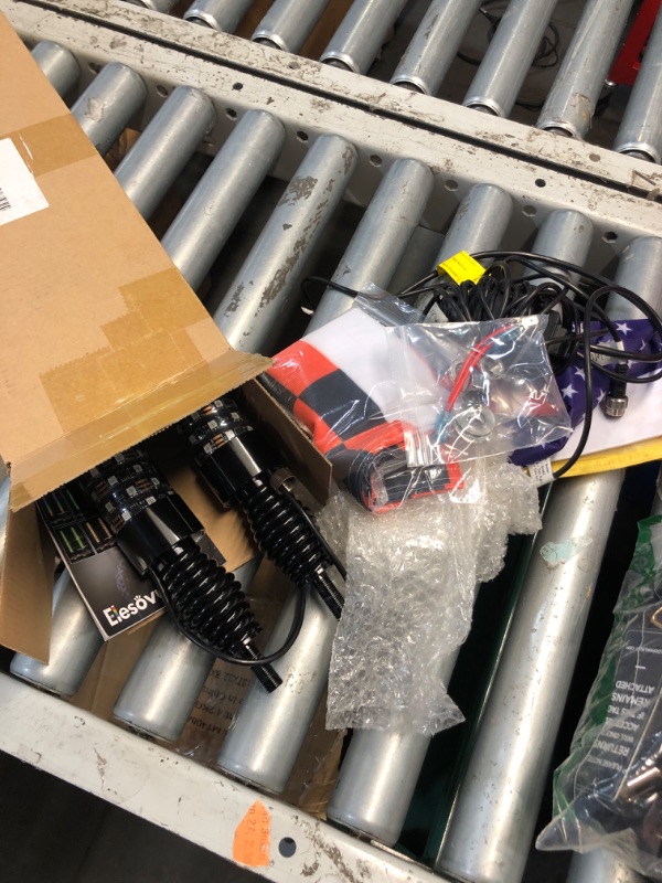 Photo 1 of (PARTIAL SET) DREAMOTOR Whip Lights, 2Pcs 1FT RGB LED Whip Lights for Side by Side with Wireless Remote and APP Control, RGB Chasing Lighted Antenna Whips for UTV ATV Truck Polaris Dune Buggy RZR Can-Am