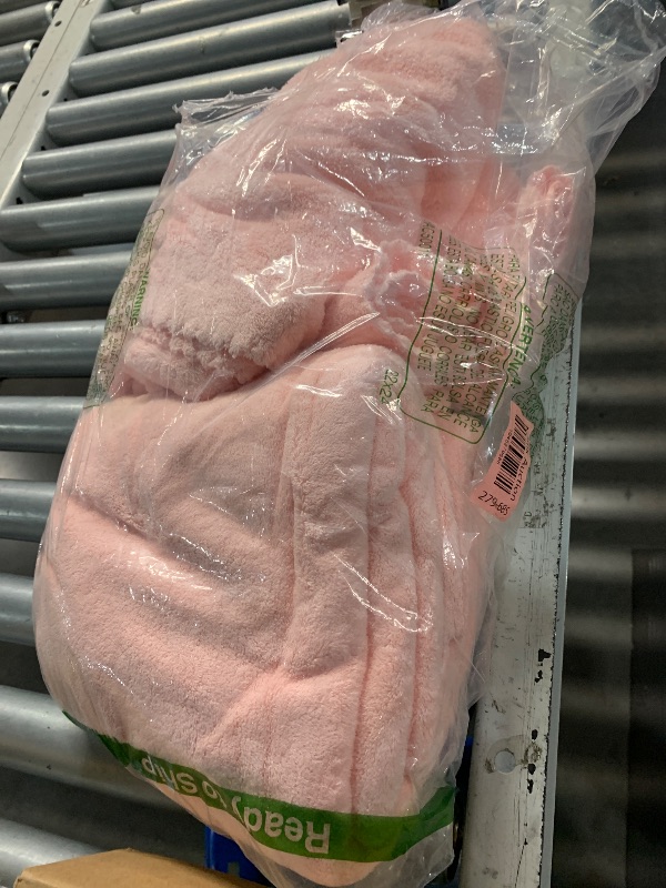 Photo 1 of ***(HEAVILY USED/ MINOR DAMAGE)***MOONQUEEN 2 Pack Premium Bath Towel Set - Quick Drying - Microfiber Coral Velvet Highly Absorbent Towels - Multipurpose Use as Bath Fitness, Bathroom, Shower, Sports, Yoga Towel (Pink)