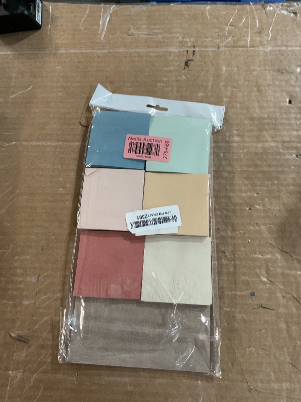 Photo 1 of (16 Pack) Sticky Notes 3x3, Vintage Colors, Sticky Pads, Recyclable, Easy to Stick for Home, Office, Notebook