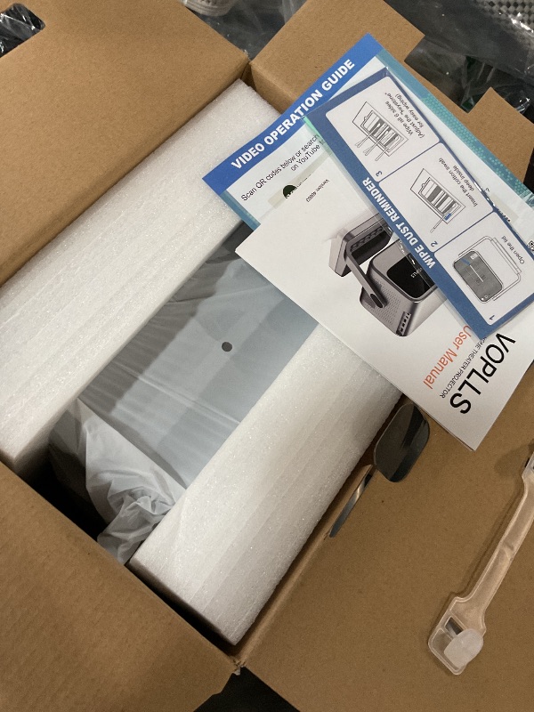 Photo 1 of [Netflix Officially & Auto Focus] VOPLLS 4K Projector with WiFi and Bluetooth, 3D Stereo Sound & Auto Keystone Video Projector, Outdoor Movie Projector, 50% Zoom, MAX 300''Display (Grey)