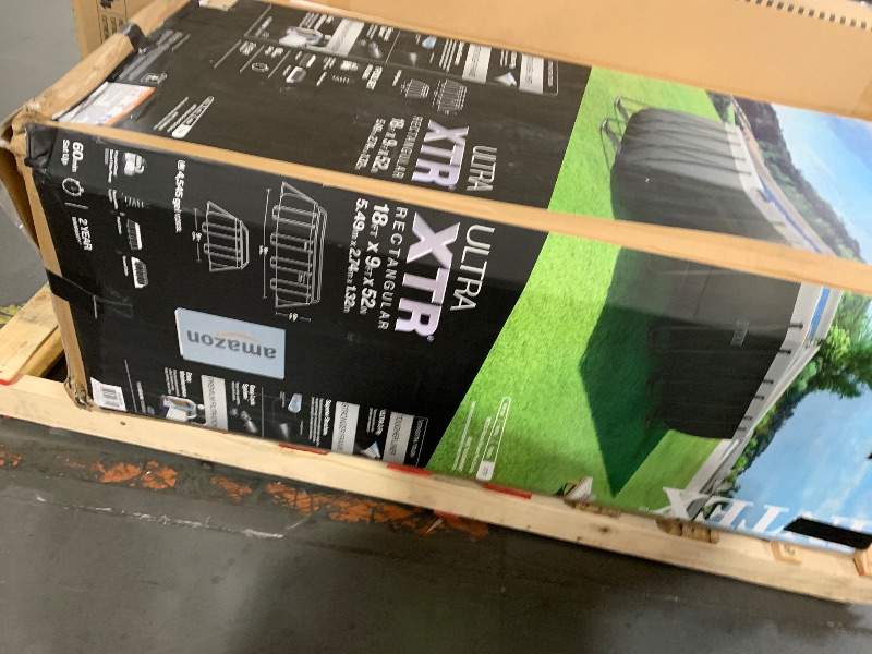Photo 1 of ***- TRUCK/TRAILER PICKUP ONLY***Intex 18' x 9' x 52" Ultra XTR Rectangular Frame Swimming Pool Set with Pump - Above Ground Backyard Large Rectangle Pool with 45-Inch Deep Water