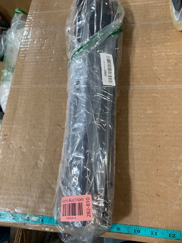 Photo 1 of (See all images) MEXAU 2 Pack Black Shower Curtain Rod 30 to 64 Inch Black Shower Tension Rod 7/8" Adjustable Curtain Rod No Drilling Spring Tension 
